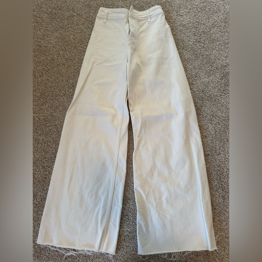 Zara Off-White Trousers